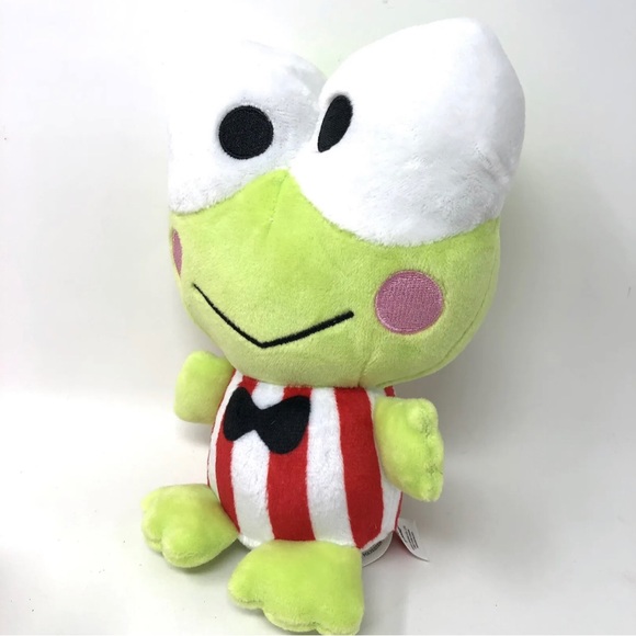 Hello Kitty Sanrio & Friends- Keroppi Plush Toy 7” NWOT - Picture 3 of 3